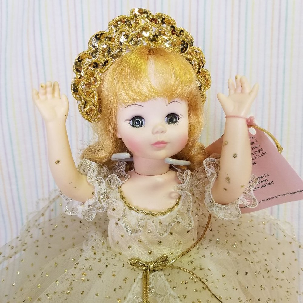 1965 Vintage Madame Alexander Doll Cinderella w/ Stand Gold Dress Shoes Bloomers - Picture 3 of 10